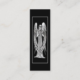 Beardsleyの天使のアールヌーボーのしおり スキニー名刺