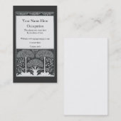 Beardsleyの黒く及び白い木の美化 名刺 (正面/裏面)