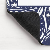 Beardsleyアールヌーボーのモノグラムのマウスパッド マウスパッド (コーナー)