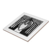 Beardsleyアールヌーボーの天使のセラミックタイル タイル (側面)