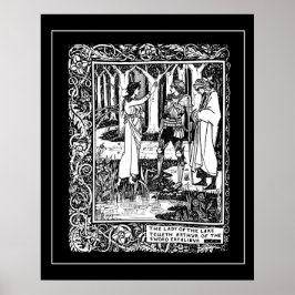 Beardsley King Arthur Excaliburポスター ポスター