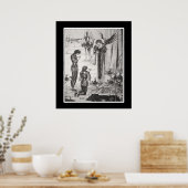 Beardsley King Arthur Poster ポスター (キッチン)