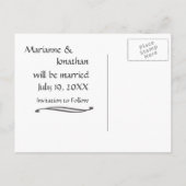 Beardsley Knight & Lady日付はがきを保存 案内ポストカード (裏面)