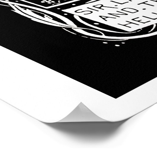 Beardsley Lancelotと魔女のポスター ポスター (角)