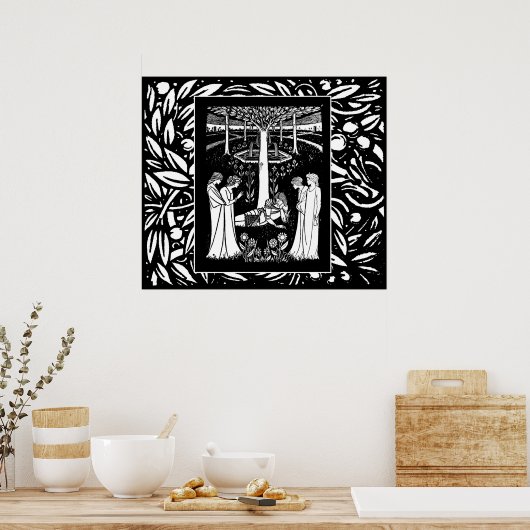 Beardsley Lancelot & Queensポスター ポスター (キッチン)