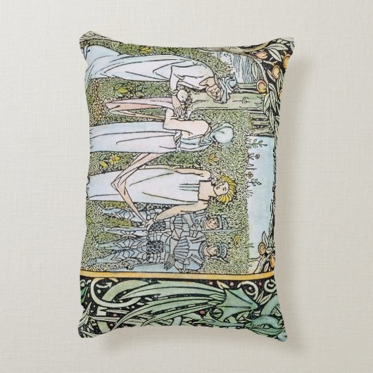 Beardsley: Morte D'Arthur アクセントクッション (裏面(縦))