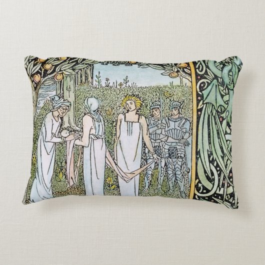 Beardsley: Morte D'Arthur アクセントクッション (裏面)