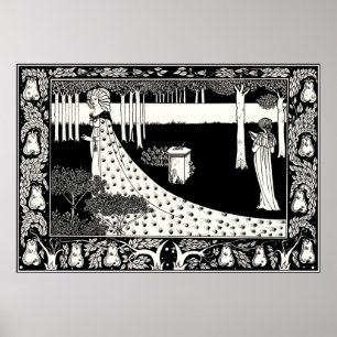 Beardsley Poster: La Beale Isoud ポスター