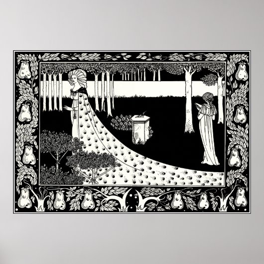 Beardsley Poster: La Beale Isoud ポスター (正面)