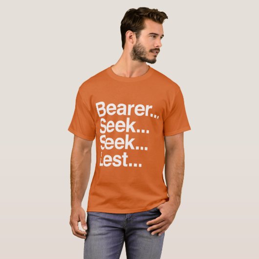 Bearer Seek Seek Lest Tシャツ (正面フル)