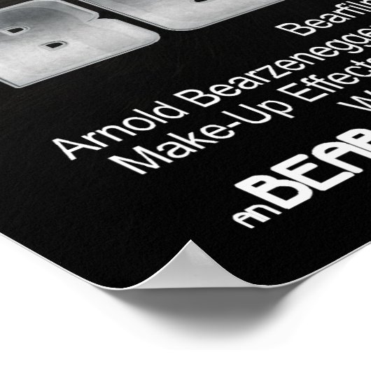 BEARINATOR映画ポスタースタイルポスター ポスター (角)