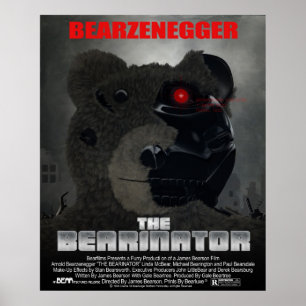 BEARINATOR映画ポスタースタイルポスター ポスター