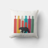 Bearish market | Trader | Simple design クッション (正面)
