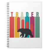 Bearish market | Trader | Simple design ノートブック (正面)