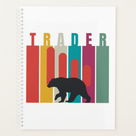 Bearish market | Trader | Simple design プランナー手帳