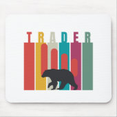 Bearish market | Trader | Simple design マウスパッド (正面)