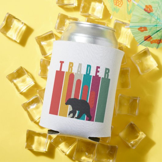 Bearish market | Trader | Simple design 缶クーラー (インサイチュ 夏)