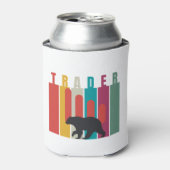 Bearish market | Trader | Simple design 缶クーラー (缶正面)