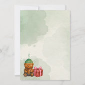 Bearista Coffee Bear "Beary Merry Christmas" Card カード (裏面)
