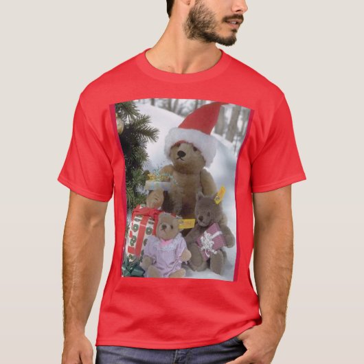 Bearlyのクリスマス Tシャツ (正面)