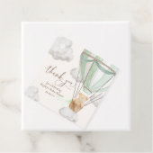 Bearly待ちテディベアーミントありがとう赤ちゃんシャワー フェイバータグ (インサイチュ)