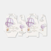 Bearly待ちテディベア熱い空気バルーンベビーシャワー フェイバーボックス (折り畳みなし)