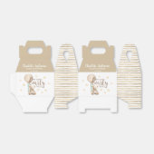 Bearly待ち茶色の赤ちゃんシャワーお気に入りボックス フェイバーボックス (折り畳みなし)