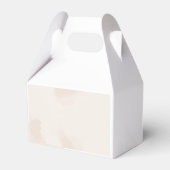 bearly待ってキュートベアーウォーター色の少年の赤ちゃんシャワー フェイバーボックス (裏面サイド)