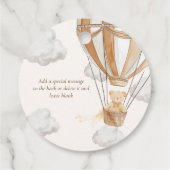 Bearly待つタンTeddy彼女がポップするポップ・アートの時にそれを耐える フェイバータグ (裏面)