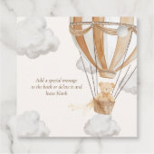 Bearly待つタンTeddy彼女がポップするポップ・アートの時にそれを耐える フェイバータグ (裏面)