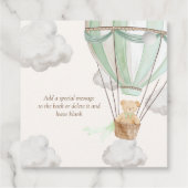 Bearly待つテディベアミントポップ・アートのそれを彼女がポップ フェイバータグ (裏面)