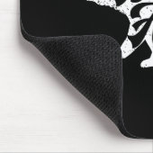 Bearly Awake Bear. Funny Bear Christmas Pajamas Gi マウスパッド (コーナー)