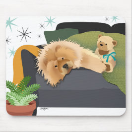 BEARLY AWAKE - CHOW MOUSEPAD マウスパッド