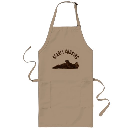 Bearly Cooking Apron ロングエプロン (正面)