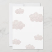 Bearly First Teddy Bear 1st Birthday Invitation 招待状 (裏面)