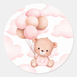 Bearly Waitステッカー ラウンドシール