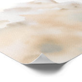 Bearly Waitニュートラルベビーシャワー歓迎サイン ポスター (角)