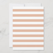 Bearly Wait女の子テディベア赤ちゃんシャワー 招待状 (裏面)