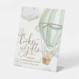 Bearly Wait本とギフト赤ちゃんシャワー 台座サイン