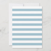 Bearly Wait男の子テディベア赤ちゃんシャワー 招待状 (裏面)