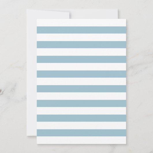 Bearly Wait男の子テディベア赤ちゃんシャワー 招待状 (裏面)