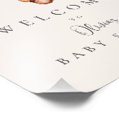 Bearly Wait赤ちゃんシャワーへようこそ フォトプリント (角)