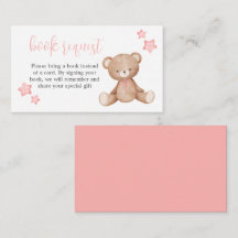 Bearly Wait赤ちゃんシャワー予約リクエストカード