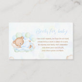 Bearly Wait赤ちゃんシャワーOh男の子の本ベビーカード エンクロージャーカード (正面)