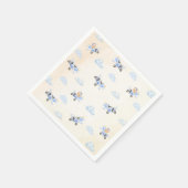 Bearly Wait Baby Shower Flying Bear & Cloud  スタンダードカクテルナプキン (角)