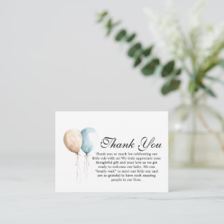 Bearly Wait Baby Shower Thank You Card ノートカード