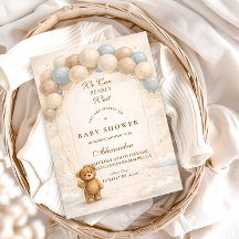 Bearly Wait Balloon Baby Shower