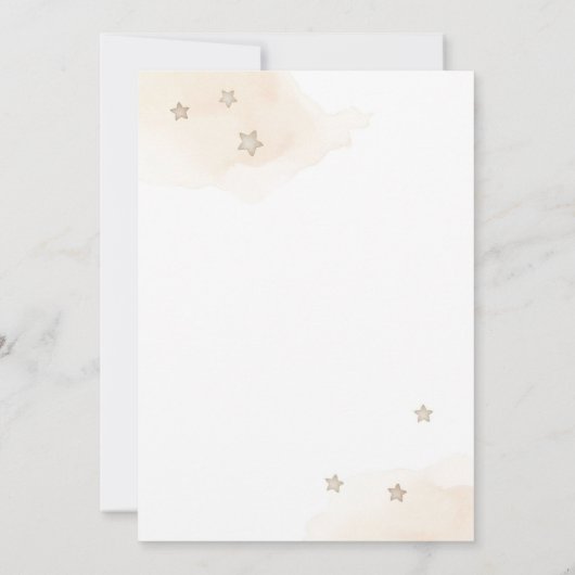 Bearly Wait Balloon Baby Shower Invitation 招待状 (裏面)