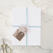 Bearly Wait Boho Teddy Bearありがとう ギフトタグ (より糸付き)