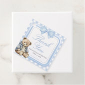 Bearly Wait Elegant Bear Baby Shower フェイバータグ (インサイチュ)